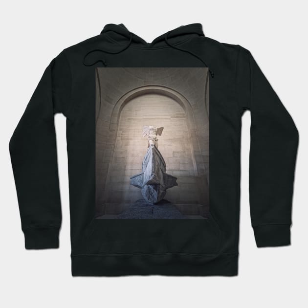 Winged Victory of Samothrace Hoodie by psychoshadow